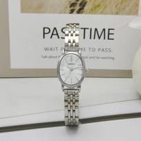 High-End Hong Kong Style Pigeon Egg Ladies Watch - Light Luxury Internet Celebrity Design beige