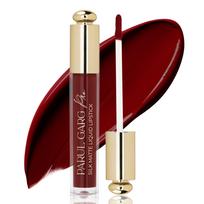 Parul Garg Beauty Silk Matte Liquid Lipstick | Long-Lasting & Smudge-Proof | Soft Matte Finish | Vegan & Clean Beauty | Hydrates with Shea Butter & black