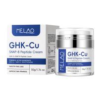 GHK‑Cu SNAP‑8 Peptide Face Cream 50g Hydrating Facial Cream Support Elastic Smooth Skin for Daily Skin Care Blue copper peptide snap-8 cream