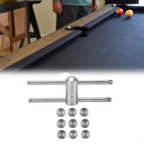 Billiard Cue Tip Press Tool Accessories Lightweight Easy to Use Stick Pressure Head black