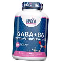 Gama-aminosviesto rūgštis su vitaminu B6, Gaba + B6 500, Haya 100 kapsulių (72405025) 100vcaps