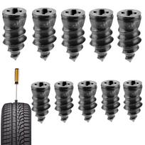 Tire Repair Rubber Nail Puncture Repair Kit, Pack of 10, Tire Puncture Nails, Quick gray