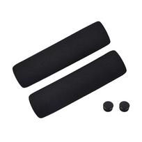 1 Pair Bike Grips Sponge Cover Handlebar Grips Cycling Handlebar Brake Handle Cover Anti-Slip for Bike, Mountain Bikes 500mm black