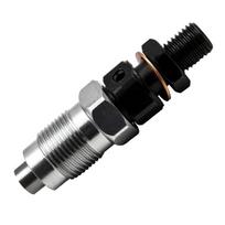 4 vnt. Kuro purkštuko antgalis 6454-53900 Pakeitimas Kubota varikliui V2203 V2003 V1903 D1703 L4600 L4610 M5400 KX121 KX161-M53K BlackSilver 4Pcs
