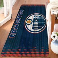 E-Edmonton O-Oilers Anti-slip Bathroom Mat Absorbent Long Strip Cushion Welcome Doormat for Bedroom 40x60cm white
