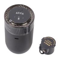 Car Air Diffuser with Ambient Lights Rechargeable Auto On/Off Car Volatile Oil Diffuser Car Air Freshener gray