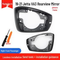 Volkswagen Jetta VA3 Rearview Mirror Lens & Outer Shell Cover 19-21 with Turn Signal gray
