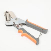 1 Set Portable Hand Press Metal Grommet Hole Punch Plier For Leather Canvas Clothing Diy Tarp Ring 10Mm Eyelet Pliers Kit Tools as the picture gray