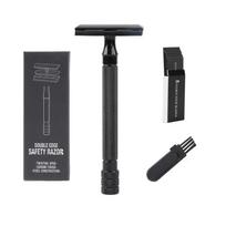 T shaped Classic Safety Razors With Blades Manual Straight Razor Face Razors Double Edge Men Shaving Mild Hair Removal Shaver black