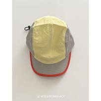 Japanese Outdoor Color Matching Quick-drying 5-Panel Baseball Cap Women's Summer Travel Short-brimmed Peaked Hat Men's Sun Cap 56-59cm