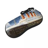 The Most Popular Ship Of All Times, Titanic. Shell Glasses Case Protective Sunglasses Box Women Men Soft Eyeglasses Bag Pouch One Size gray