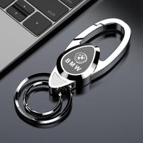 High-end 3D Metal Car Emblem Keychain Decorative Keychain For BMW X1 X3 X4 X5 E46 E90 F20 E60 E39 F10 M1 M2 M3 M5 M6 E87 M Power msbr98 gray