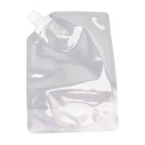 1kg/1.5kg/2.5kg Grain Storage Bags Transparent Food Storage Containers  Camping Use 1kg white