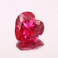 Natural Red Ruby Loose Gemstone 12 ct Pegion Mozambique Heart Shape for Jewelry Making and Crafts 12 mm Approx raudona