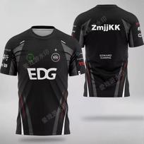 EDG Short-Sleeve BLG Team Fearless Valorant Covenant Short-Sleeve Esports Wear for Youth L black
