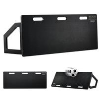 VEVOR Soccer Rebounder Board, 114.3 x 45.7 cm Portable Soccer Wall with 2 Angles Rebound, Foldable HDPE Kickback Rebound Board