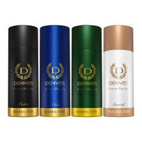 DENVER Hamilton, Imperial, Pride & Caliber Dezodorantas Vyrams - Po 150 ML, 4 vnt. pakuotė | blue