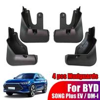 Car Mudguards for BYD SONG PLUS DM-i EV  2022 Front Rear Mudguard Splash Guards Fender Mudflaps 4Pcs Accessories Song Plus EV and DMi gray
