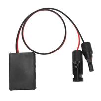 Saulės skydelio USB įtampos stabilizatoriaus adapteris su TYPE C DC USB sąsaja saulės sistemai, telefonui black