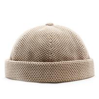 Top Docker Cap Without Visor Brimless Hats Skullcap Retro Beanie Hat For Men Women Vintage Adjustable Solid Color Novelty Cotton Adjustable juoda