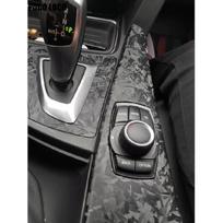 Juoda Anglies Pluošto Smulkinta Kalta Vinilinė Plėvelė Automobilio Lipdukas Be Oro Burbuliukų Automobilio Durų Slenksčio Šoninis Apsauginis Juostelė 10X152 CM gray