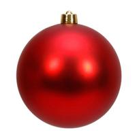 Holiday Decoration 12/15/20CM Christmas Ball Matte Finish Ball Shape New Year Decoration Christmas Tree Decoration Bar Ceiling 12CM raudona