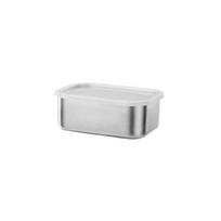 User Friendly Heated Lunch Box with Lid Stainless Steel Lunch Box with Seal Lid for Spill Resistant Heat Retention white