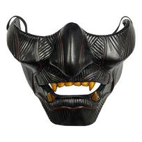 Ghost Mask Of Tsushima Jin Sakai Cosplay Half Face Resin Sam black