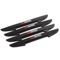 4Pcs Car Door Edge Anti-collision Strips Bumper Trim Sticker Accessories For Toyota Rav4 Corolla Chr Yaris Camry Cross Auris TRD TL1