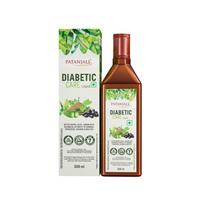 Patanjali Diabetic Care Liquid | Ayurvedic Diabetes Supplement with Karela, Jamun & Giloy | Plant-Based | Herbal Supplement | 500ml