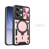 For Poco X8 Pro Max 5G Case Shockproof Armor Magnetic Holder Ring Case For Xiaomi PocoX8 Pro X8Pro Max Slide Lens Protect Cover Poco X8 Pro gray