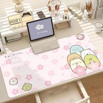 Anime S-sumikko Mouse Pad Anti Slip Rubber Edge Locked Thickened Laptop G-gurashi  Gaming Desk Mat 30x60cm