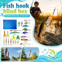 Fishing Advent Calendar for Anglers - Christmas Countdown Gift Box with Artificial and Tackle One Size žalia