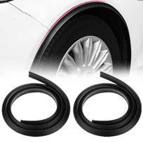 2 vnt. Automobilio purvasaugio prailgintuvai, ratų arkų apdailos juostelės, dekoratyviniai 2Pcs gray