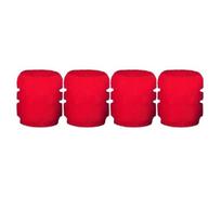 20Pcs Mini Luminous Tire Valve Caps Car Motorcycle Colorful Glowing Valve Cover Tire Wheel Hub Styling Decor Auto Accessories Red 4Pcs red