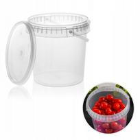 Plastikinis kibiras su dangteliu 1200 ml 1 vnt.