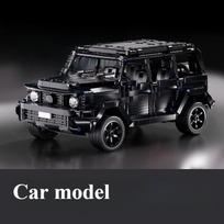 Konstrukciniai kaladėlės Automobilio modelis sportinio lenktynių technikos, automobilio kaladėlės, žaislai, dovanos vaikams ir suaugusiems, 1:14 No box black