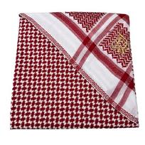 Comfortable Shemagh Scarf Jacquard Headwrap Keffiyeh Headcover for Daily Wear and Cultural Event Gathering Dressingup brown