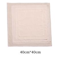 Locking Edge Absorbent Gauze Kitchen Tofu Cheese Filter Gauze Insulation Cover Steamer Mat Filter Cloth white