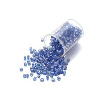 1000/1800Pcs 2mm Hexagon Czech Glass Cylindrical Loose Small Seed Needle Beads for DIY Bracelet Necklace Jewelry Making Supplies 2mm x 1000Pcs dangaus mėlyna spalva