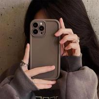 Kameros apsauga Spalvotas minkštas telefono dėklas, skirtas iPhone 11 12 13 14 15 16 Pro Max Plus mini iPhone 14 15 16 13 Smūgiams atsparus buferinis dėklas iPhone 16 black