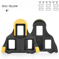 ATWEINA Bike SPD Anti-skid Lock Treads MTB Road Bike Universal SH10 SH11 SH12 Buckle Cycling Equipment Cleats Pedals Plate Clip SH11 black