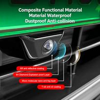 Car 360 Panoramic Camera Lens Protective Cover HD Transparent Anti-collision 1 Pair Fit for Most Sedan SUV Cars balta