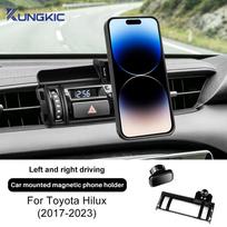 Magnetic Dashboard Car Phone Mount for Toyota Hilux 2017-2023 - Universal Bracket One Size juoda