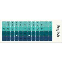 Russian Letter Keyboard Label English Laptop Keypad Film Replacement Alphabet Layout  Computer Milk Tea-Spanish beige