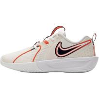 Nike G.T. Cut 3 Slip Resistant Low top Basketball Shoes Ecru/Orange Kids' IB8884-191 38.5 white