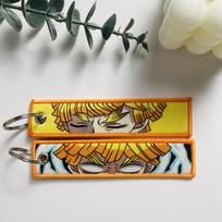 Anime Key Chains with Cute Jet Manga Embroidery Fashion Backpack  Key Tag for Jewelry Accessory Key Ring Holder Gift Anime Fans