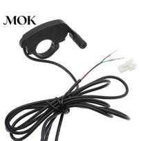 Electric Bike Accessory Thumb Throttle Male Female 3 Pin Speed Control 3-pin Shifter with Waterproof Connector Part Accessories Parts A gray