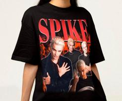 Unisex Spike Shirt - Buffy the Vampire Slayer Shirt,Spike Tshirt,Buffy Tshirt,William Pratt Shirt,James Marsters Shirt,Angel Tv Show 110 red