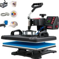 VEVOR Heat Press, 5 in 1 Heat Press Machine 30.48 x 38.1 cm, Clamshell Sublimation Transfer Printer Fast Heat-up, Digital Precise Temperature Control juoda